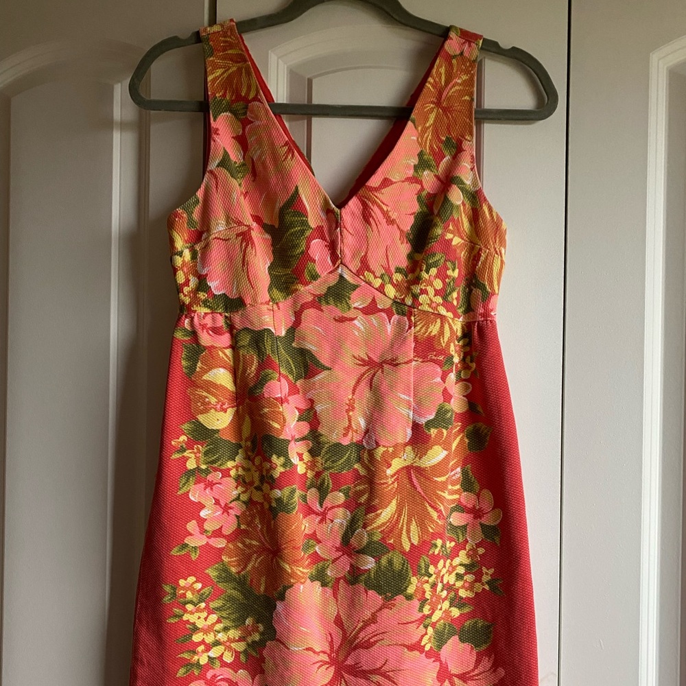 Pink/peach summer dress, size 5